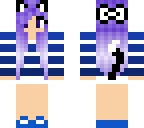 cute blue cat girl