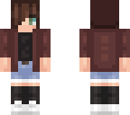 my minecraft skin in a thing i'm wearing irl
