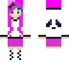 panda girl pink edition