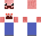 pig with moustache