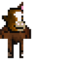 pixel art cow