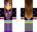 purple enderman girl