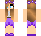 purple flower dress