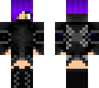purple haired ninja girl