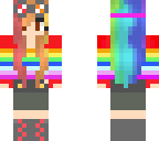 rainbow girl