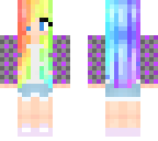 rainbow girl