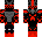 red enderman with body armor