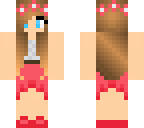 red flower dress