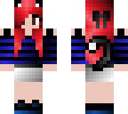 red hair cat girl