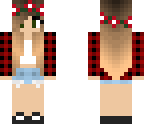 white and plaid