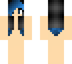 black and blue hair girl