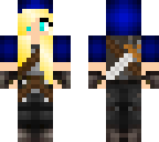 blonde adventure girl