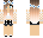 blue and black flower crown outfit