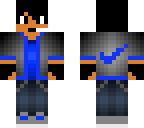 blue hoodie boy
