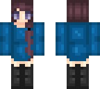 blue sweater