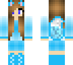 blue wolf girl