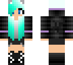 dip dye wolf girl