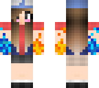 girl flame ice dipper
