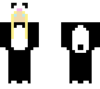 girl in a panda pnesie