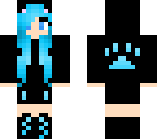 gothic blue wolf gurl