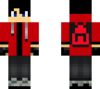 kid with bright red backpack