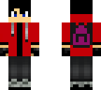 kid with plum backpack