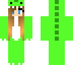 lime green dino