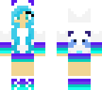 neon blue panda