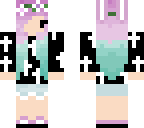 pastel goth chibi | Minecraft Skin