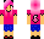 pink werewolf girl