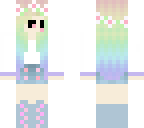 rainbow chibi girl edit