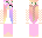 rainbow pastel girl