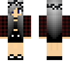 red goth girl