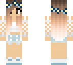 summer brunette girl