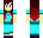 blue dress gal