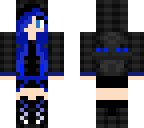 blue enderman girl