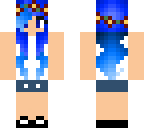 blue girl