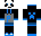 blue panda