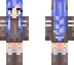 blue wolf girl