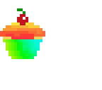 flying cupcake