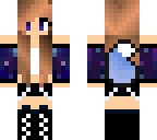 galaxy wolf girl edit