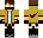 golden herobrine assaian with gold hiar line