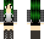 green hair goth