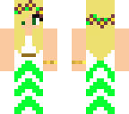 green summer girl
