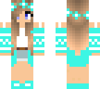 kawaii girl with vest