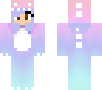 pastel dino girl