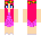 pink haired dryad