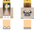 pug girl edit