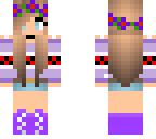 purple flower crown