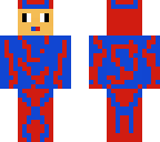 the blue red skin